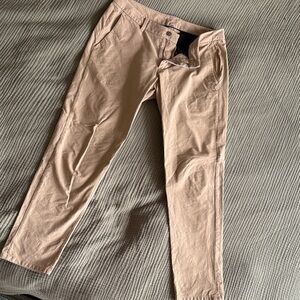 Lululemon Mens commision pant khaki, slim.
